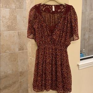 Boho floral dress